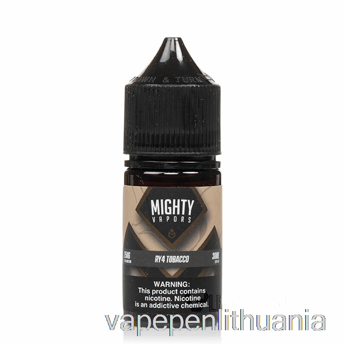Ry4 Tabakas - Galingos Druskos - 30ml 25mg Vape Skysčio